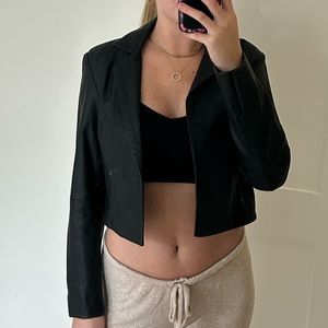 NEW WITH TAGS BlankNYC black leather jacket